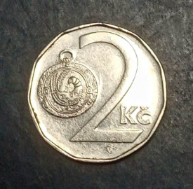 Чехия 2 кроны (koruny) 1993 года KM# 9
