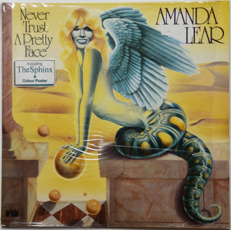 Amanda Lear "Never Trust A Pretty Face" 1979 Lp + Poster  
