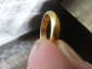 обручальное кольцо позолота старинное(стоит клеймо или проба цифры 94?) - вид 2