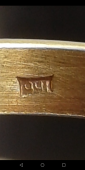 обручальное кольцо позолота старинное(стоит клеймо или проба цифры 94?) - вид 3