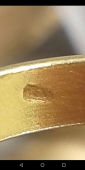 обручальное кольцо позолота старинное(стоит клеймо или проба цифры 94?) - вид 4