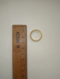 обручальное кольцо позолота старинное(стоит клеймо или проба цифры 94?) - вид 6