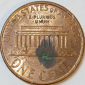 1 цент 1999 год, без обозначения монетного двора - Филадельфия, США; _187_ - вид 1