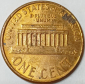1 цент 2003 год, без обозначения монетного двора - Филадельфия, США; _187_ - вид 1