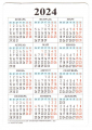 Календарик на 2024 год Дева с гороскопом Сапфировый дракон - вид 3