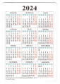 Календарик на 2024 год Рак Бронзовый дракон - вид 1