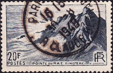 Франция 1946 год . Мыс Пуэнт-дю-Раз . (3)