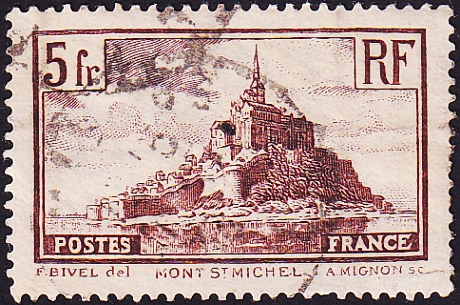 Франция 1931 год . Мон-Сен-Мишель . Каталог 3,0 €.