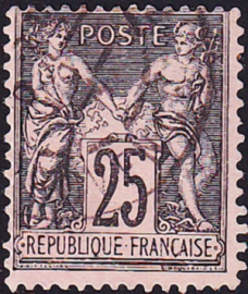 Франция 1878 год . Аллегория . 25 c . Каталог 28 £  (4)