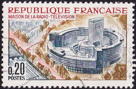 Франция 1963 год . Париж: Дом радио и телевидения . Каталог 0,35 £  