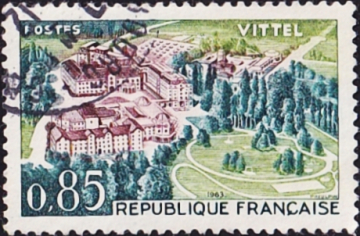 Франция 1963 год . Виттель .  
