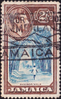 Ямайка 1938 год . Бамбуковая аллея . Каталог 1,10 €.