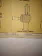 Оригинальный плакат,таблица.Общие детали электроизмерительных приборов 1944 год. - вид 3