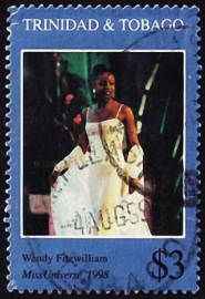 Тринидад и Тобаго 1999 год . Мисс Вселенная 1998 . Каталог 2,75 £.