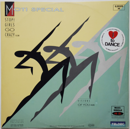 Moti Special "Stop! Girls Go Crazy" 1984 Maxi Single  