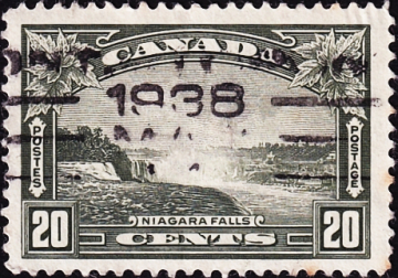 Канада 1935 год . Ниагарский водопад . Каталог 1,75 £ (2)