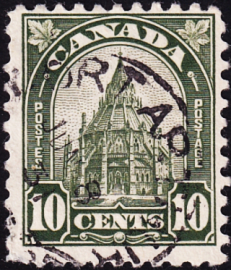 Канада 1930 год . Парламентская библиотека, Оттава . Каталог 2,25 £. (3)