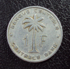 Бельгийское Конго Руанда-Урунди 1 франк 1959 год.