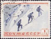 СССР 1954 год . Альпинизм . Каталог 1,50 £ (1)