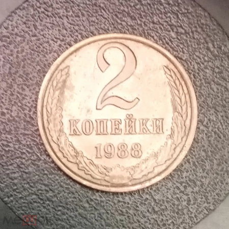 1988 год СССР 2 копейки