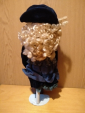 Кукла "Девочка в шляпе" большая фарфор ткань  - вид 1