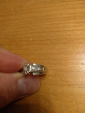 Кольцо перстень серебро 925 пробы с камнем (бриллиант?) - вид 1