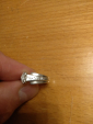 Кольцо перстень серебро 925 пробы с камнем (бриллиант?) - вид 2