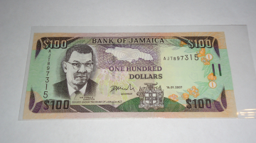 Ямайка , 100 долларов , 2007 г. , Unc .