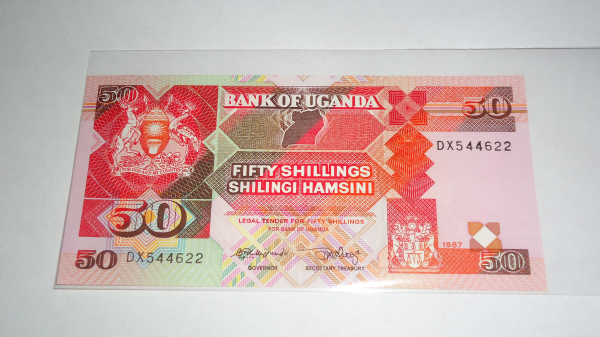Уганда , 50 шиллингов , 1987 г. , Unc .