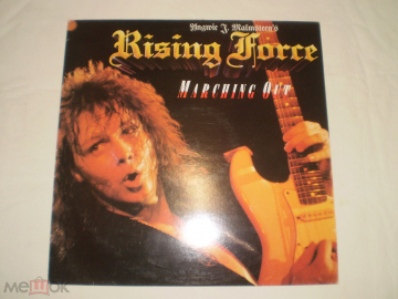 Yngwie J. Malmsteen's Rising Force ‎– Marching Out - LP - UK Promo