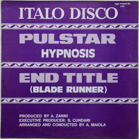 Hypnosis (Vangelis) "Pulstar" 1983 Maxi Single  