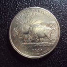 США 25 центов 2006 d год Северная Дакота.