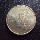 США 25 центов 2000 p год Нью Хампшир.