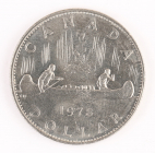 Канада, 1 доллар, 1978 год, Индейцы на каноэ, Состояние XF+ / aUNC; _240_