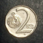 Чехия 2 кроны (koruny) 1994 года KM# 9