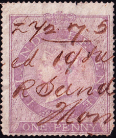 Великобритания 1860 год . Queen Victoria (1819-1901) . Каталог 18,0 £ . 