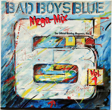 Bad Boys Blue "Mega-Mix (The Official Bootleg Megamix Vol.1)" 1990 Maxi Single  