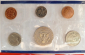 США, Годовой набор 1987 г, монет 10 + 2 жетона, в конверте, D- Денвер, Р- Филадельфия, СЕРТИФИКАТ - вид 4