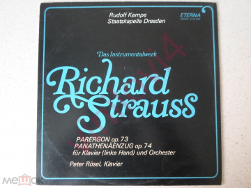 Rudolf Kempe Staatskapelle Dresden - Richard Strauss‎ - Parergon Op. 73 / Panathenäenzug Op. 74 Für