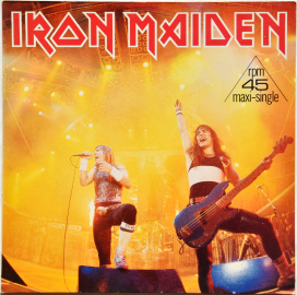 Iron Maiden "Running Free" 1985 Maxi Single 