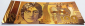 100 рублей Памятная банкнота The Beatles / Жуки, Ливерпульская четвёрка, в позолоте - вид 1