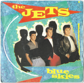 The Jets "Blue Skies" 1983 Single U.K. 