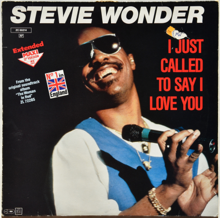 Stevie Wonder "I Just Called To Say I Love You" 1984 Maxi Single