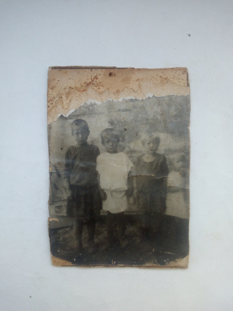 Старинное довоенное фото Дети Поволжья 1932 год.