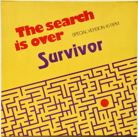 Survivor "The Search Is Over" 1985 Maxi Single  