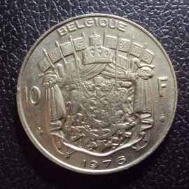 Бельгия 10 франков 1976 год belgique.