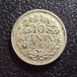 Нидерланды 10 центов 1941 год.