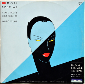 Moti Special "Cold Days, Hot Nights" 1984 Maxi Single Orange Vinyl 