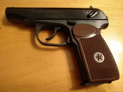 Пистолет пневматический газобаллонный Макаров МР-654К (4,5 мм.)