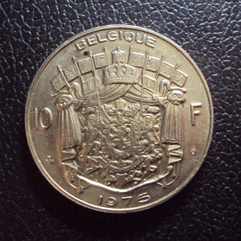 Бельгия 10 франков 1975 год belgique.
